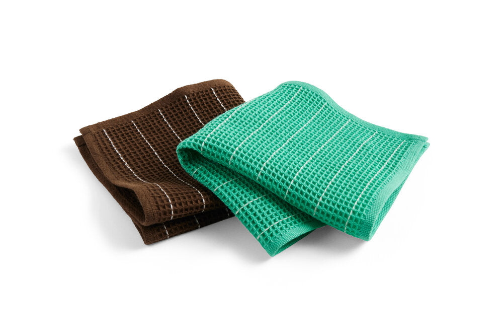Canteen karklude, Chocolate pinstripe & Emerald pinstripe - 2 stk.